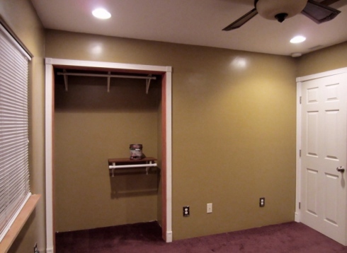 maroon painted rooms